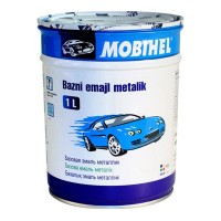 Автоэмаль для покраски авто металлик 408 Чароит Mobihel 1 л